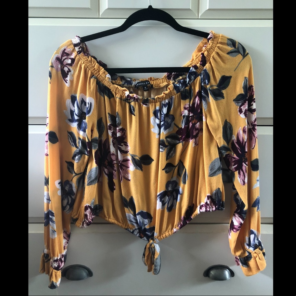 Floral Off The Shoulder Top